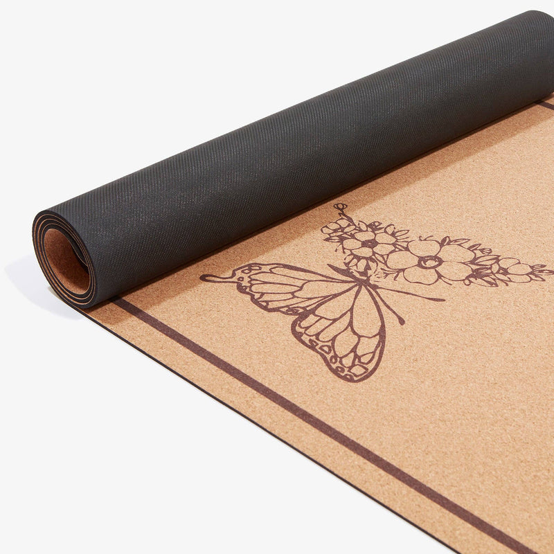 The Purr-Fect Cat Cork Yoga Mat