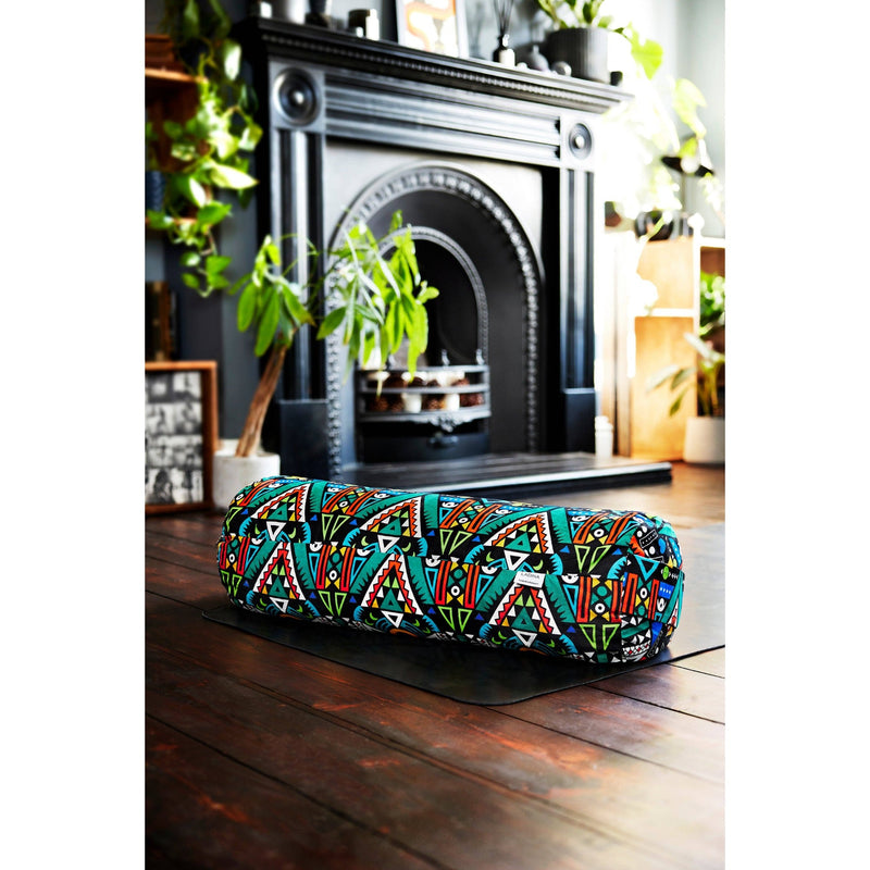 Patterned Colourful Yoga Bolster