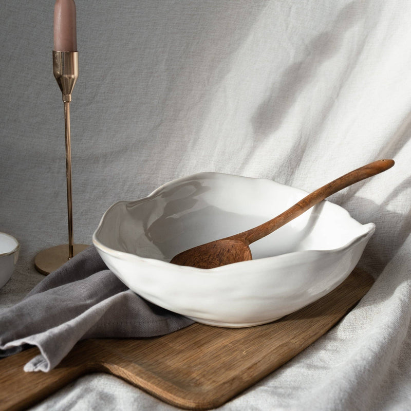 Eden Serving Bowl - White