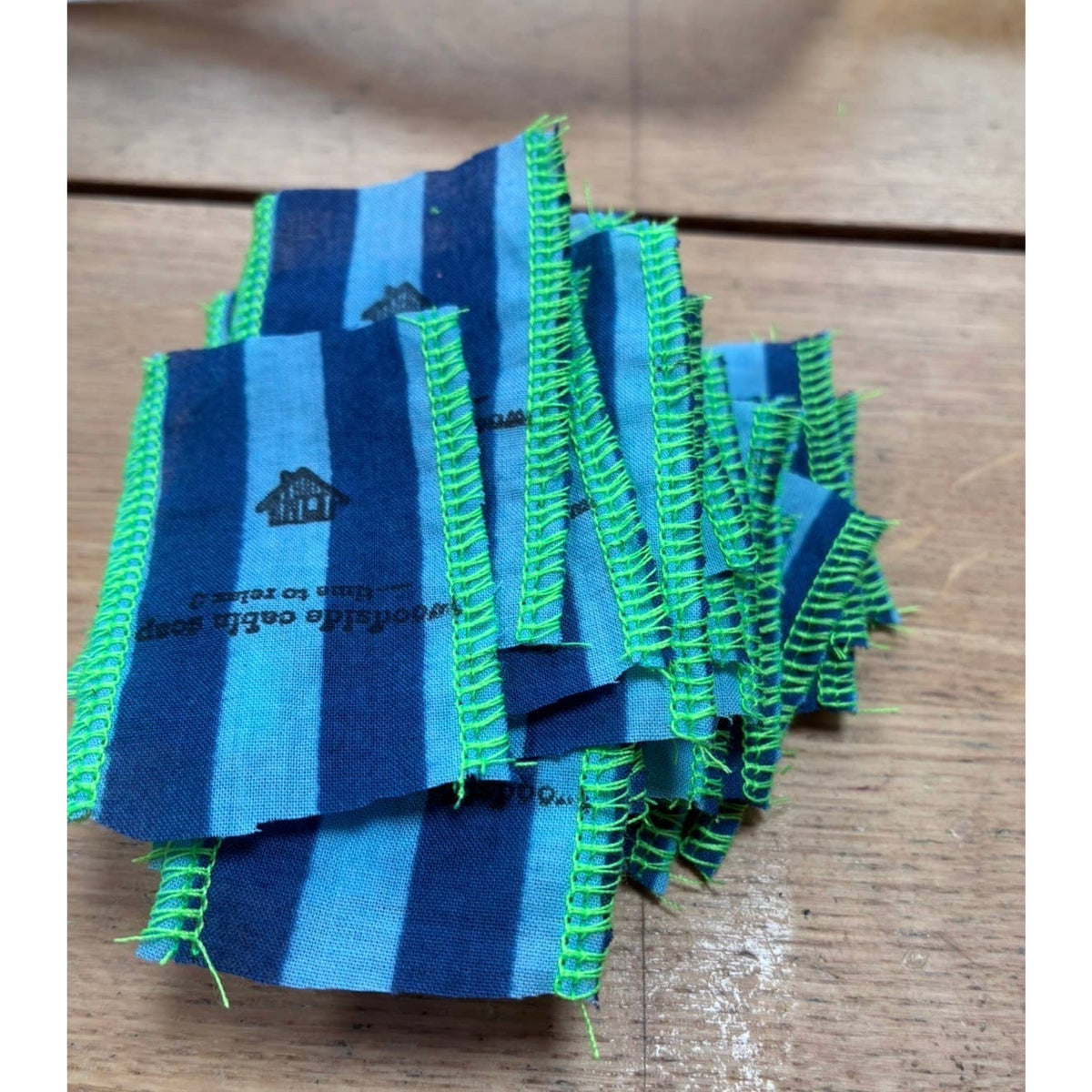 Lavender Eye Pillow - Green Stripe