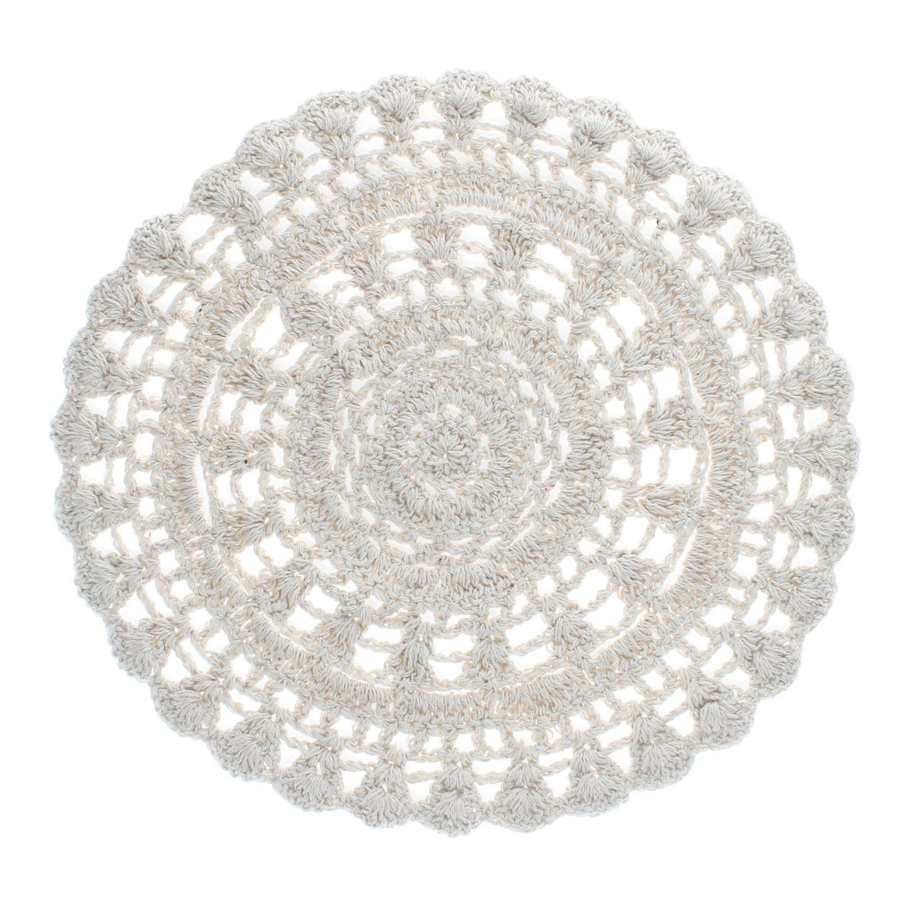 Crochet Placemat - Ivory