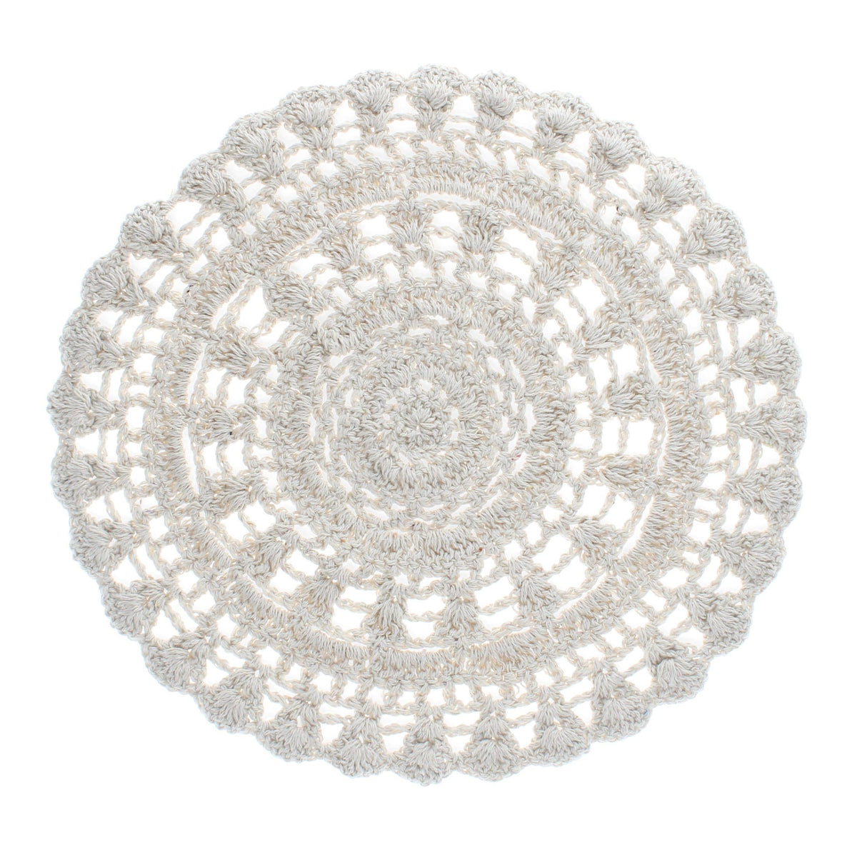 Crochet Placemat - Ivory