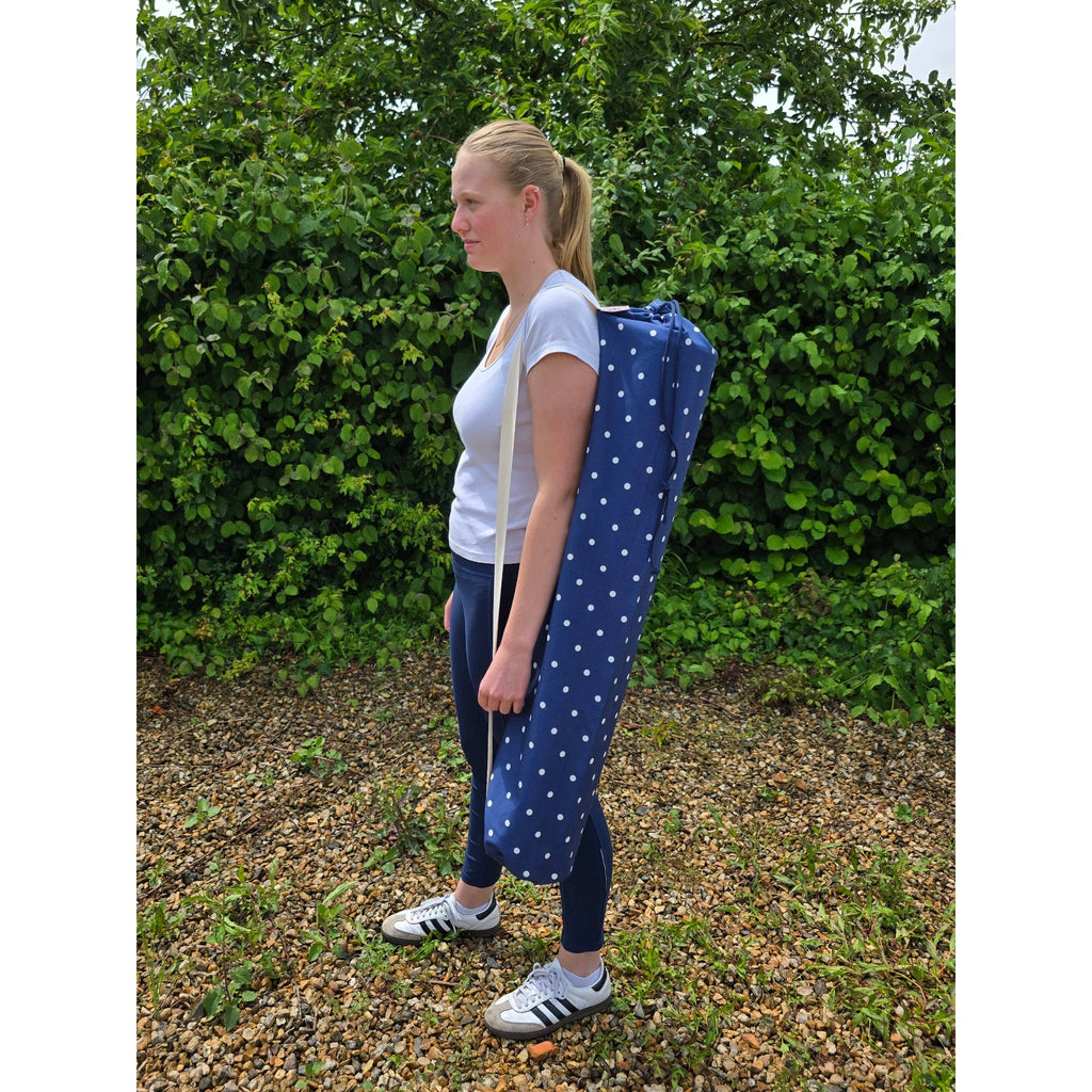 Yoga & Pilates Mat Bag - Dotty Navy