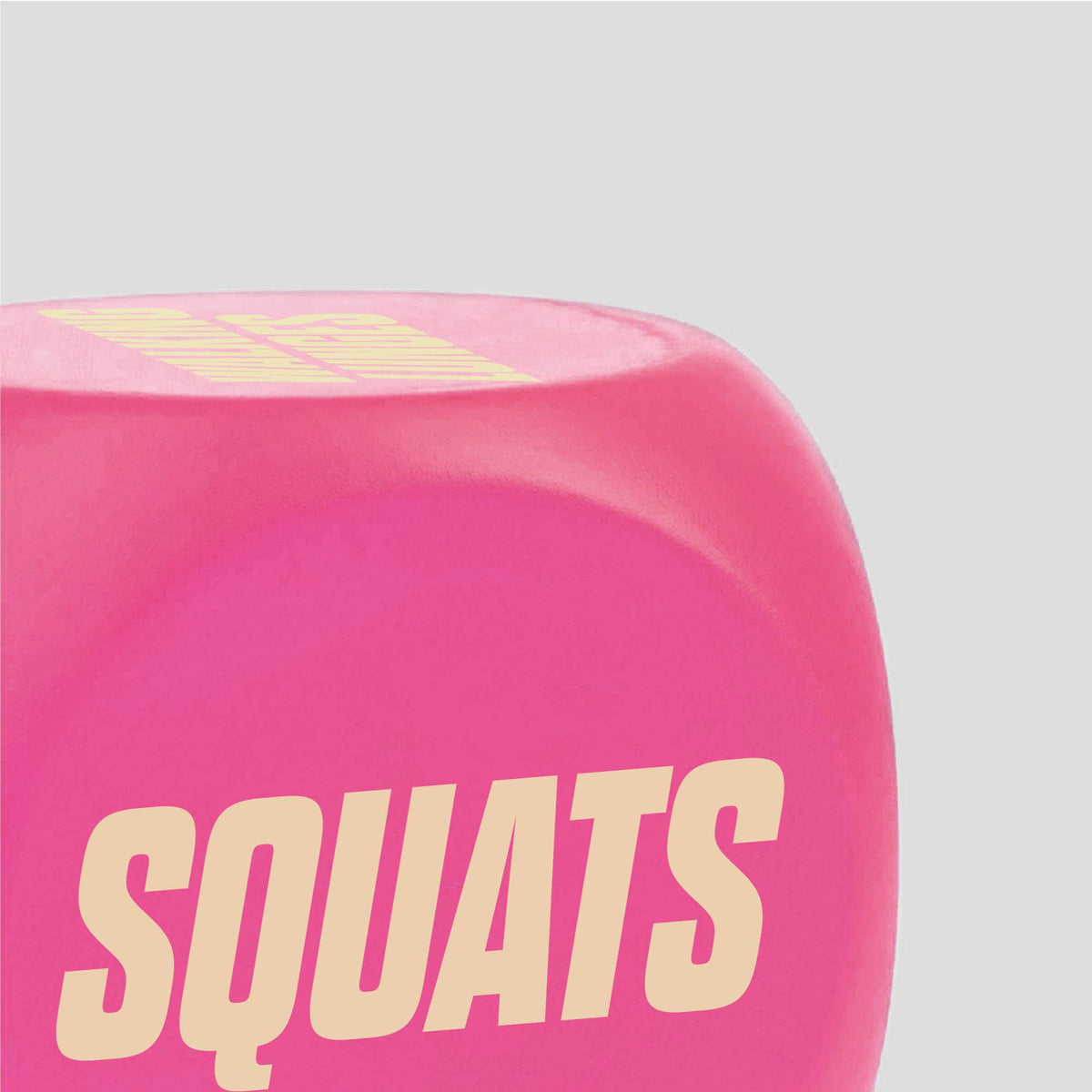 Fitness Routine Exercise Dice - Pink