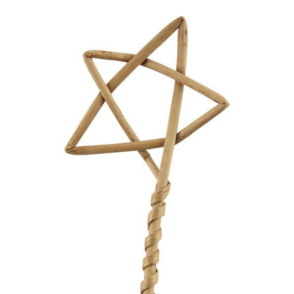 East of India Bamboo Star Stick Christmas Decoration