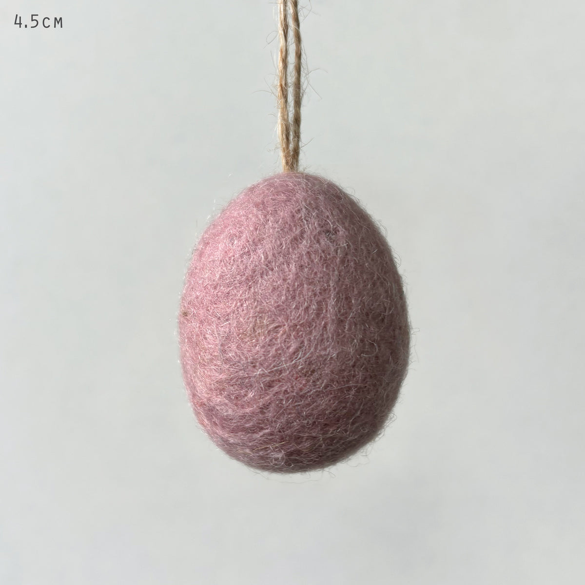 East of India Small Felt Easter Egg - Pink