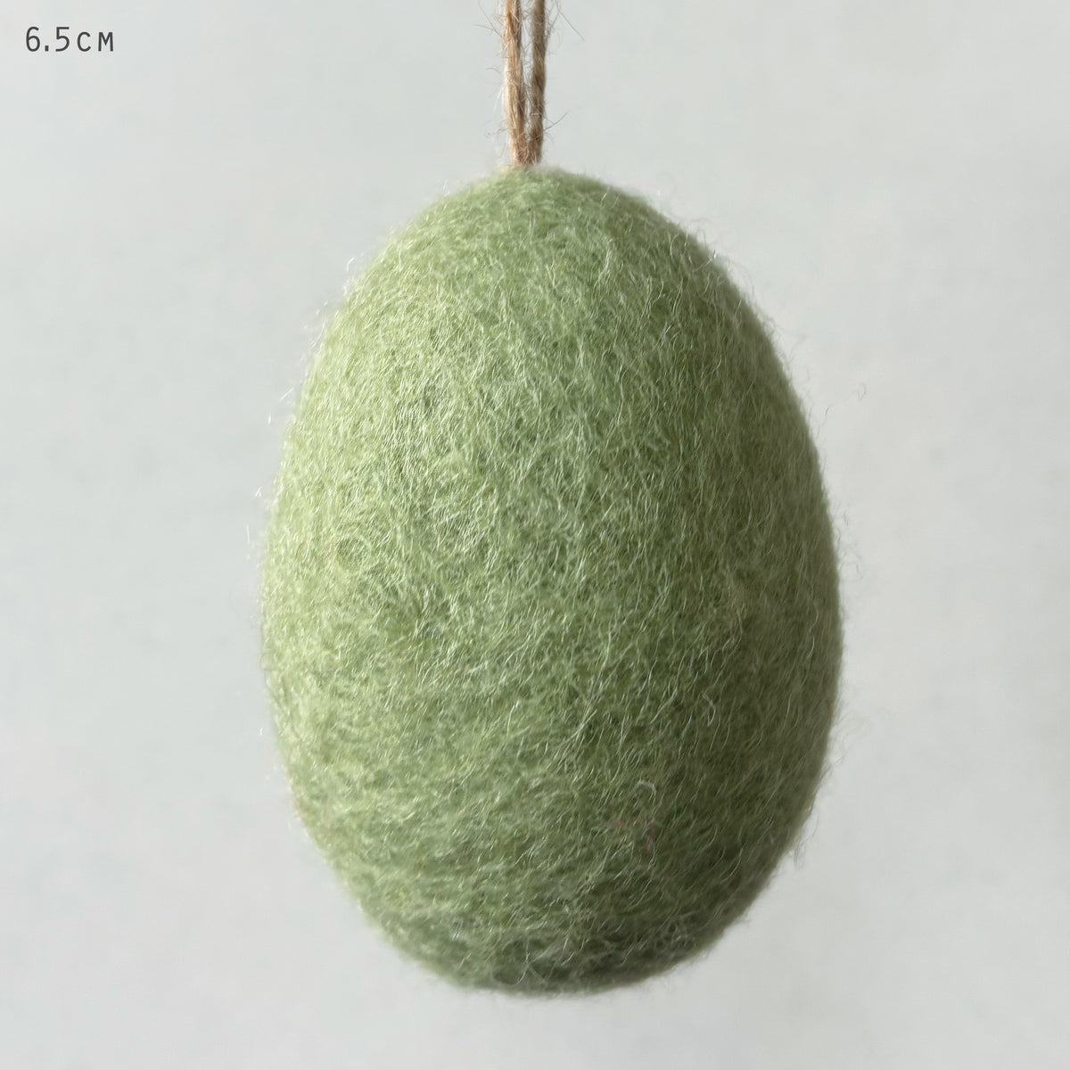 East of India Felt Easter Egg - Green