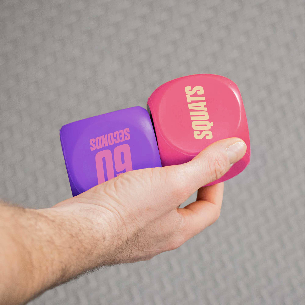 Fitness Routine Exercise Dice - Pink