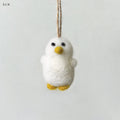 East of India Felted Fluffy Chick Hanging Decoration