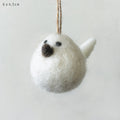 East of India Felted Baby Bird Hanging Decoration