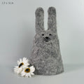 East of India Rabbit Egg Cosy - Grey