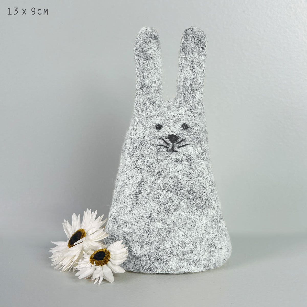 East of India Rabbit Egg Cosy - Light Grey