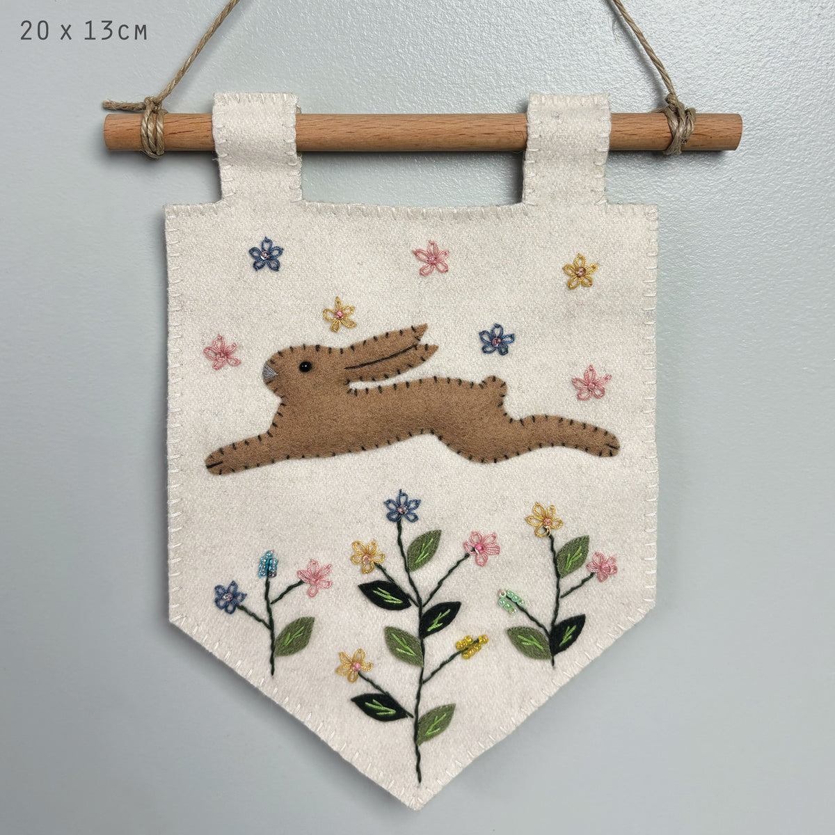 East of India Springtime Bunny Banner