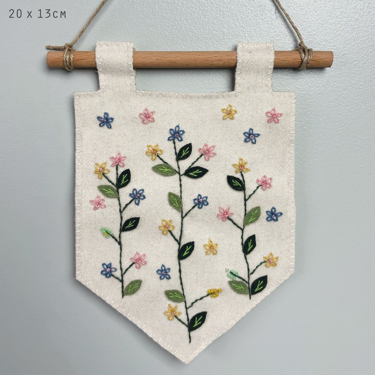 East of India Springtime Flowers Banner