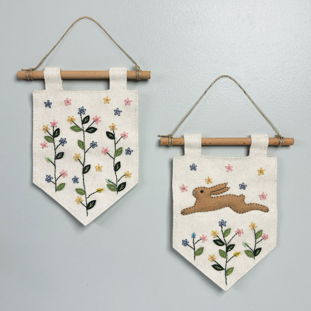 East of India Springtime Flowers Banner
