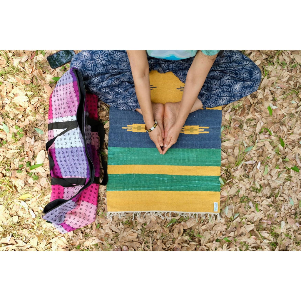 Upcycled Cotton Yoga Studio Kit Bag