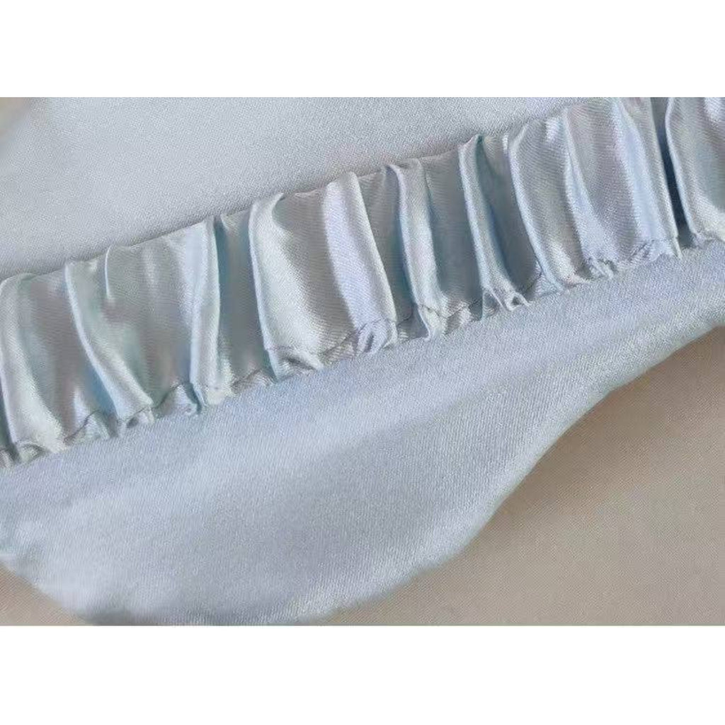 Luxury Embroidered Silk Eye Mask in Gift Box