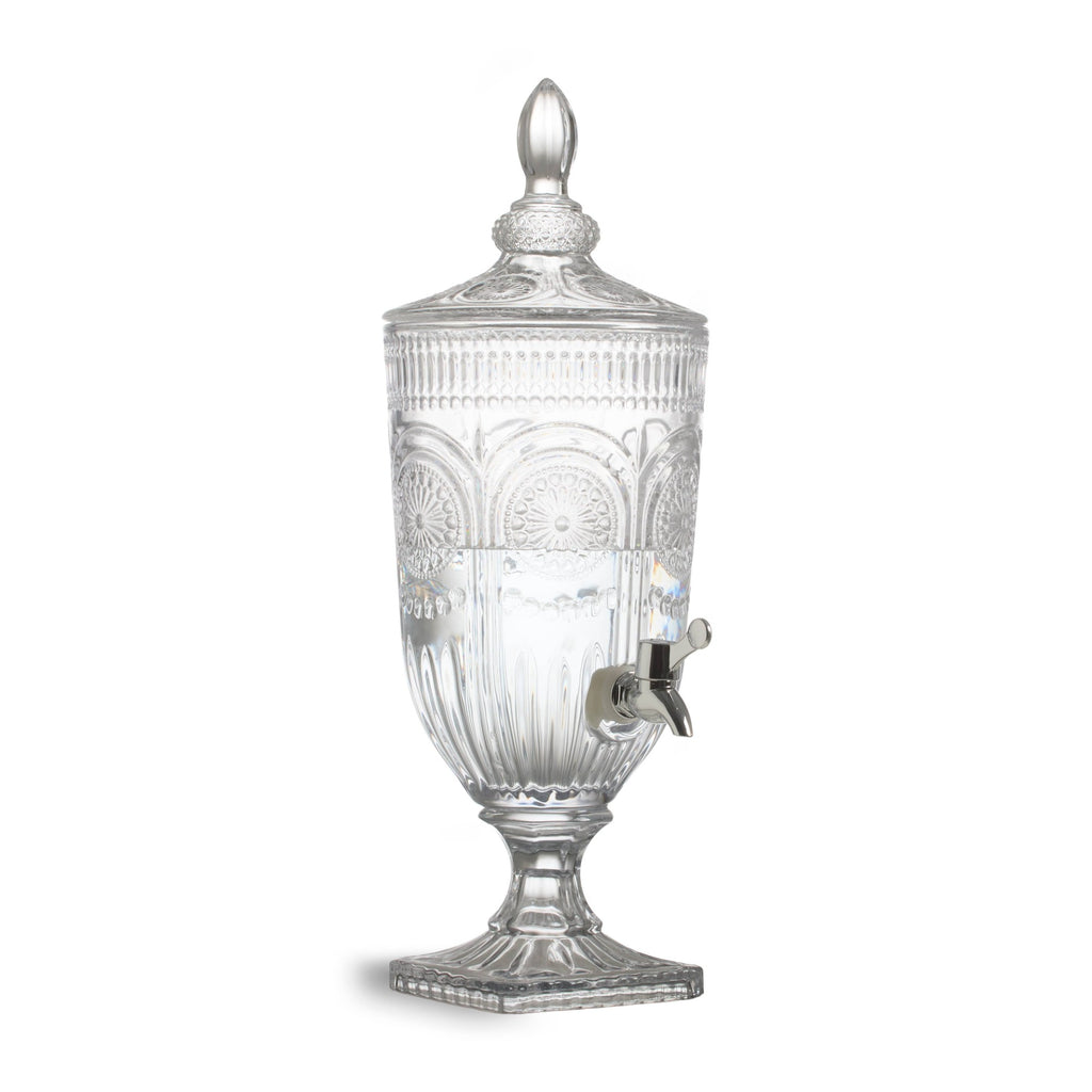 Patterned Glass Drinks Server - 3 Litre