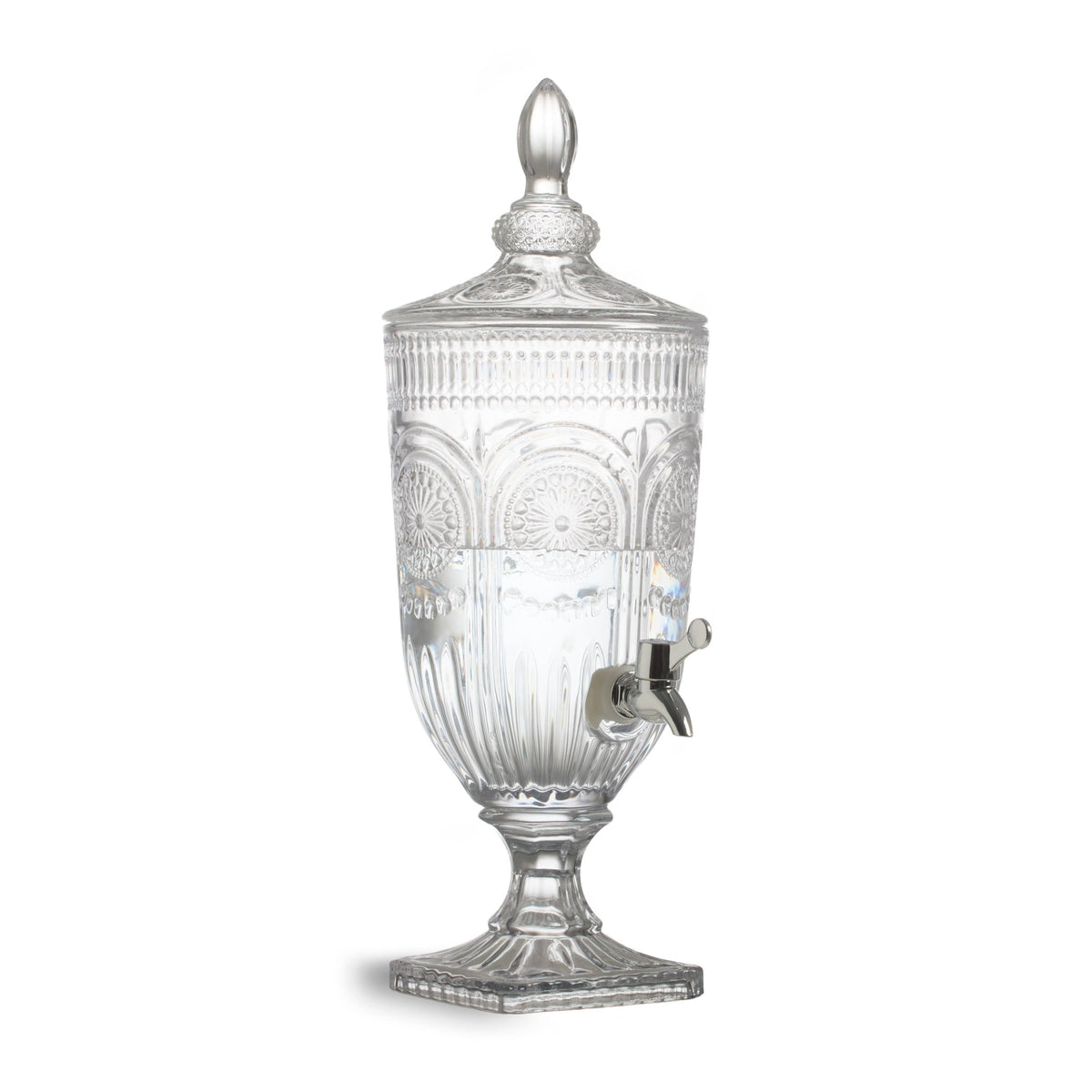 Patterned Glass Drinks Server - 3 Litre