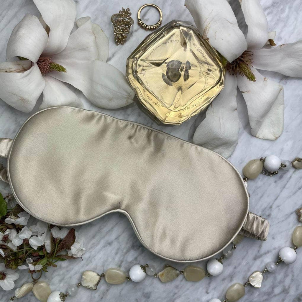 Champagne Silk Sleep Mask