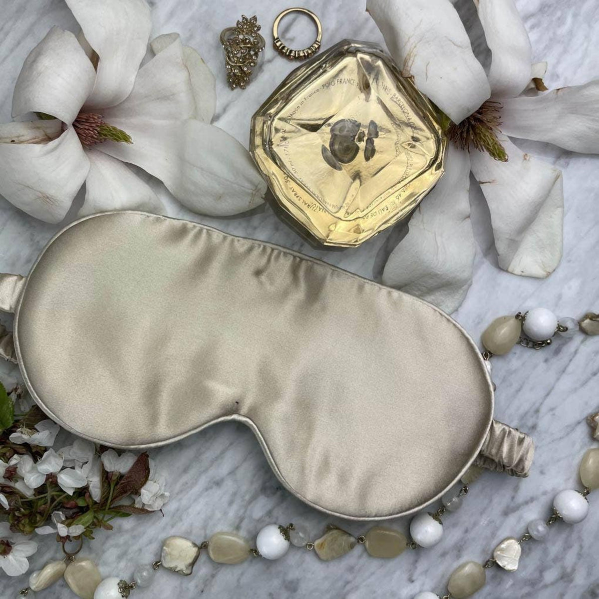 Champagne Silk Sleep Mask