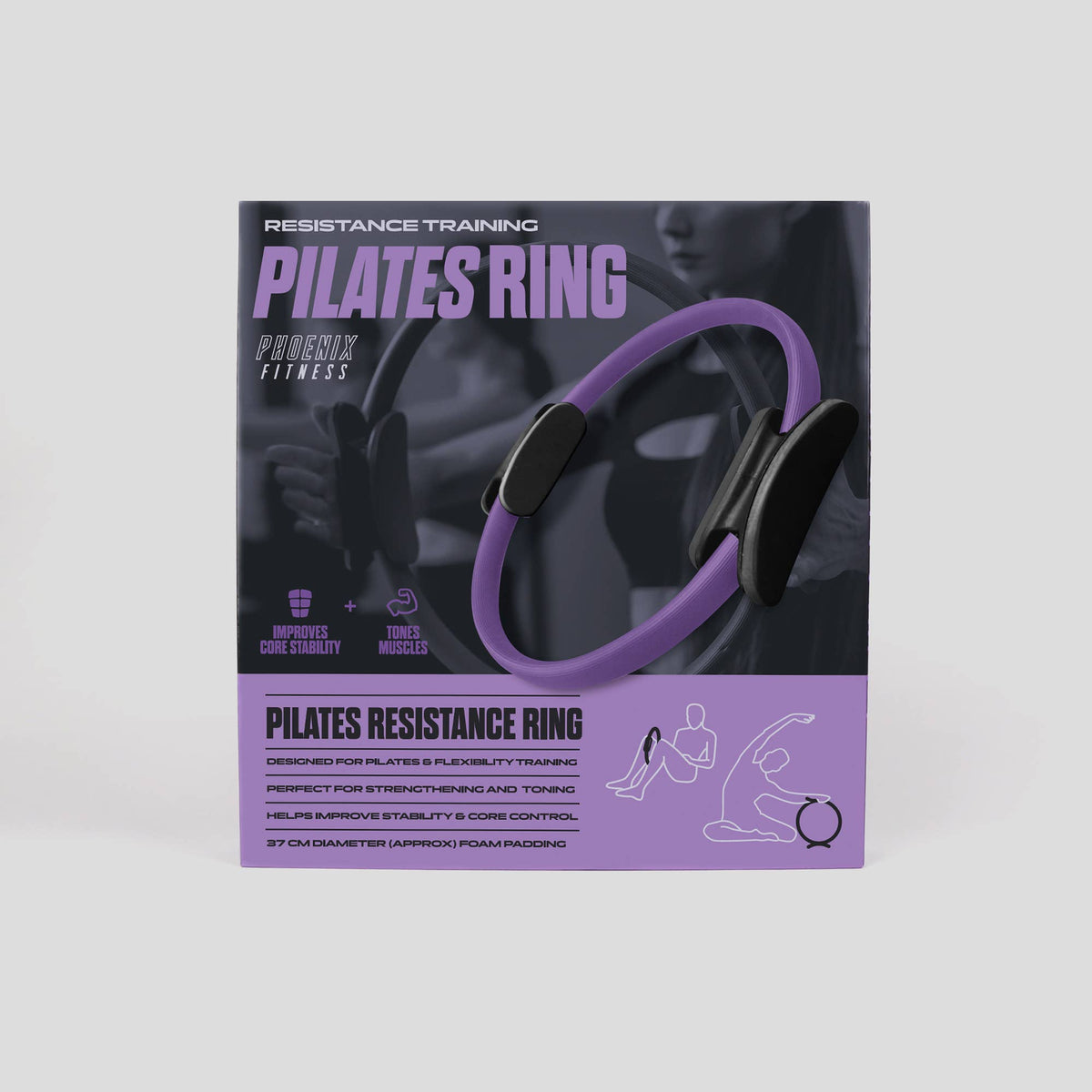 Double Handled Purple Pilates Ring