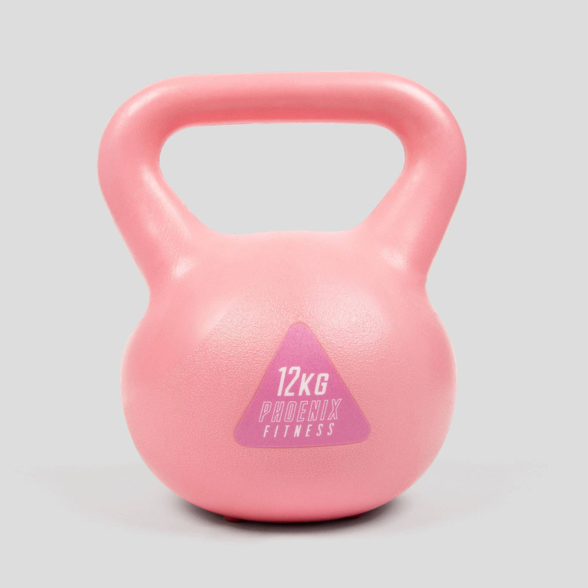 Pink Vinyl Coated Kettlebell - 12kg