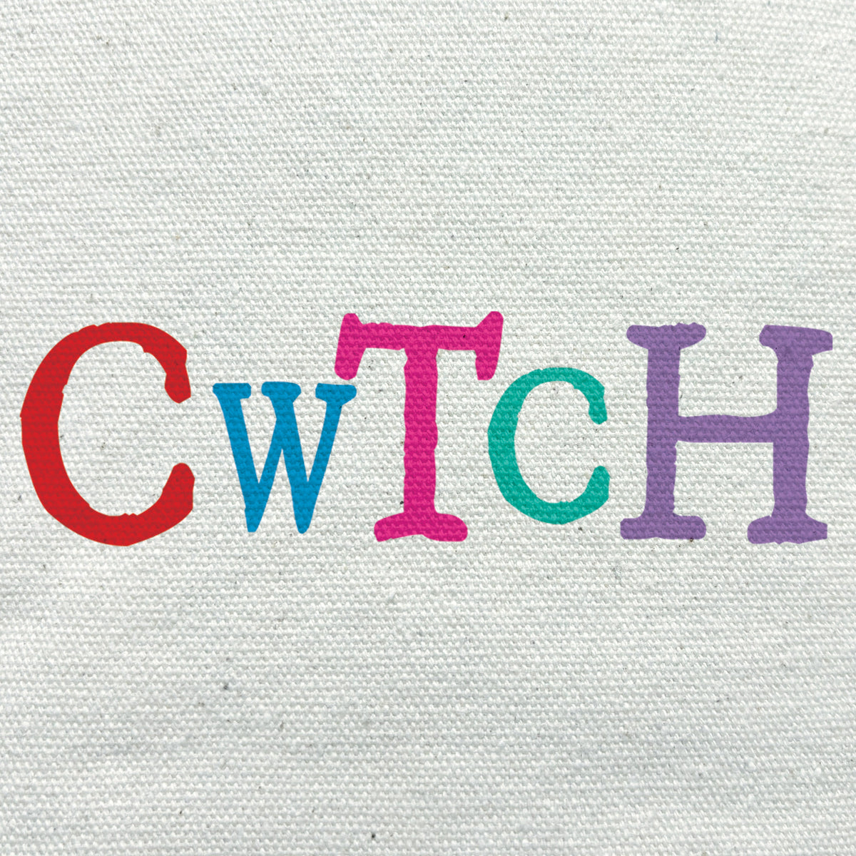 East of India Cotton Cushion - Cwtch