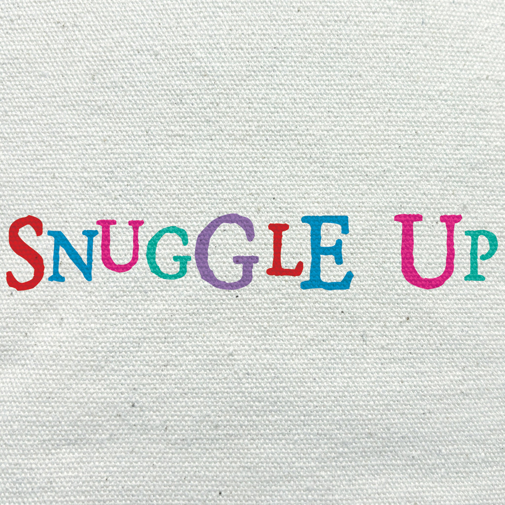 East of India Cotton Cushion - Snuggle up