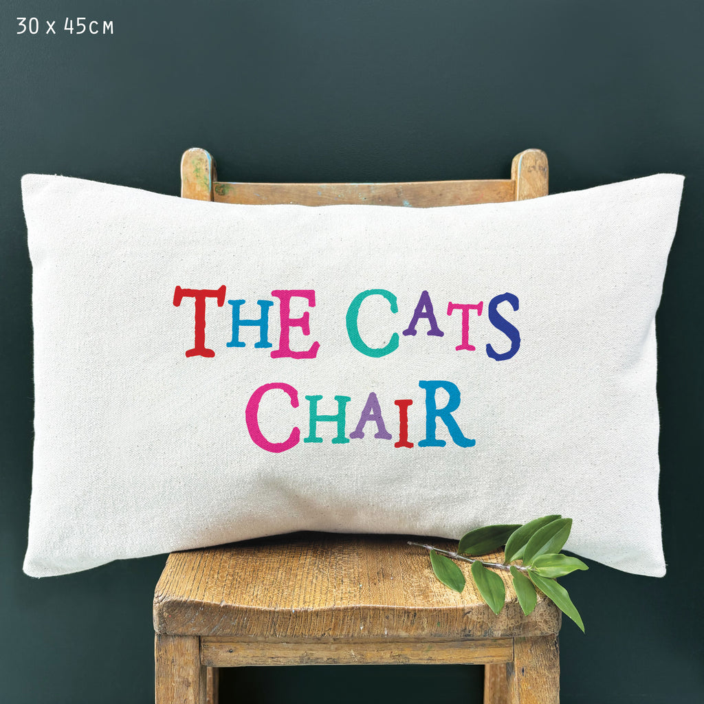 East of India Cotton Cushion - The cats chair