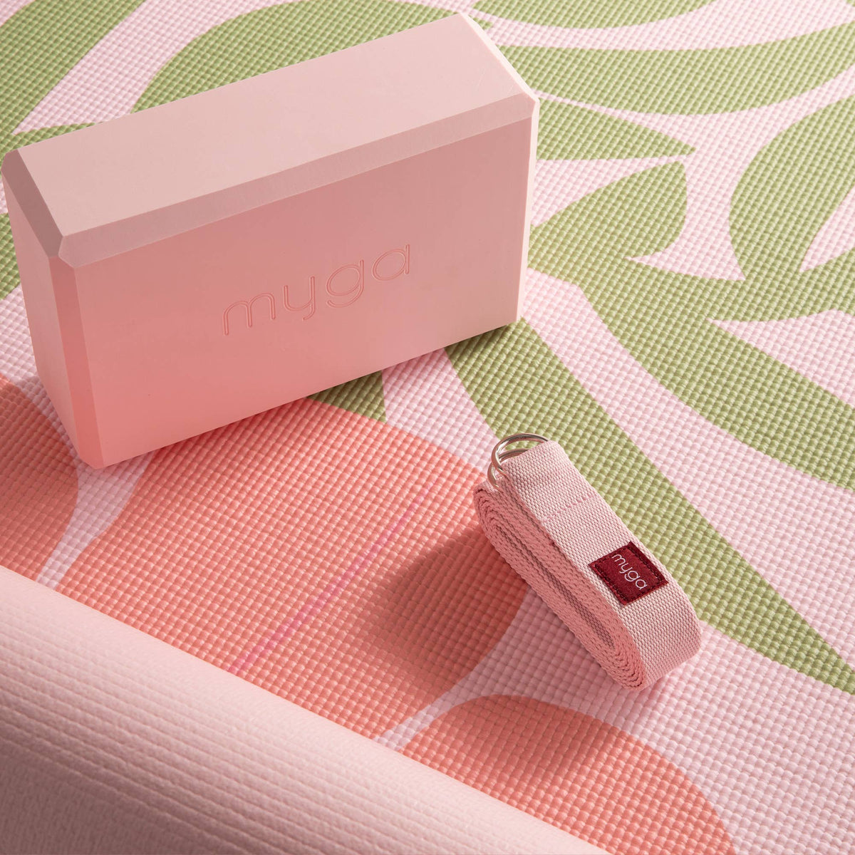 Myga Printed Yoga Starter Kit - Blossom