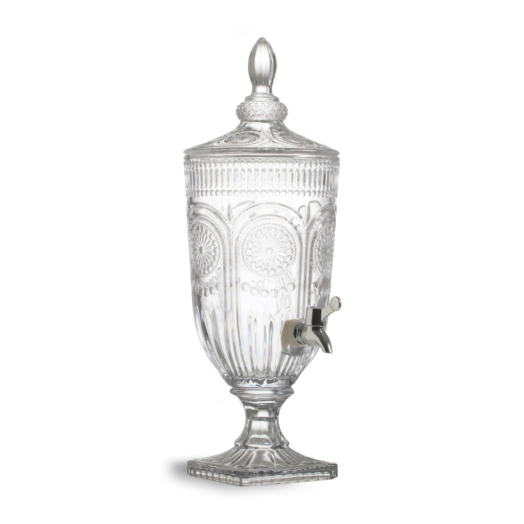 Patterned Glass Drinks Server - 3 Litre