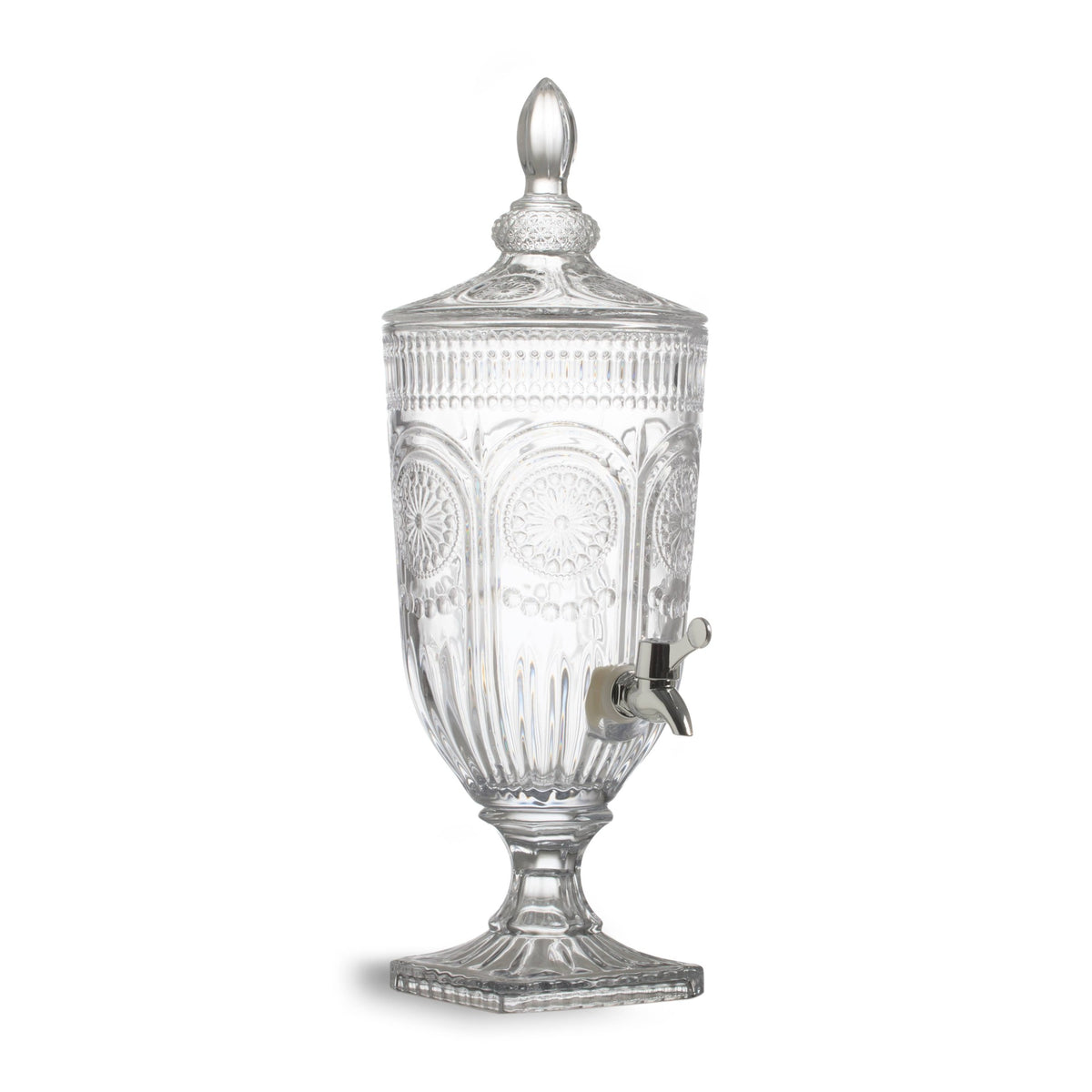 Patterned Glass Drinks Server - 3 Litre