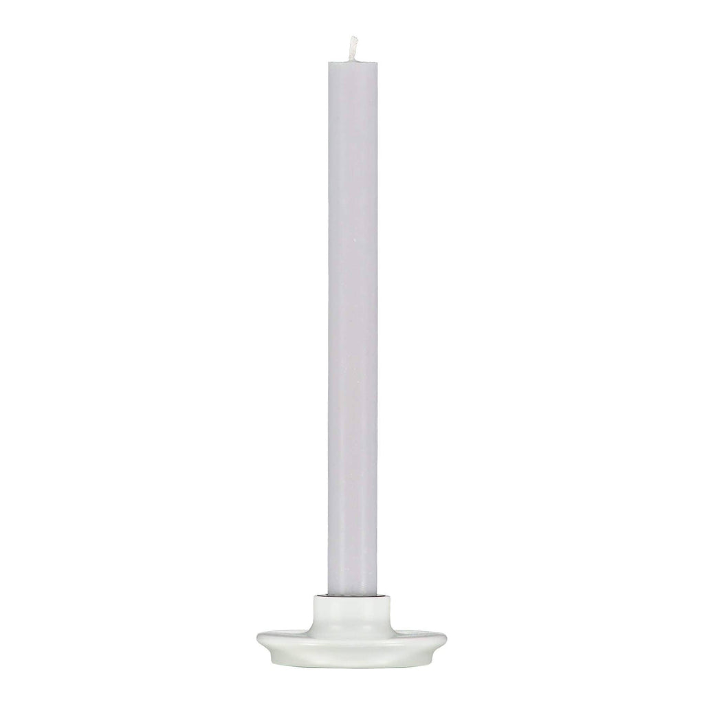 Small Candle Holder - Pearl White