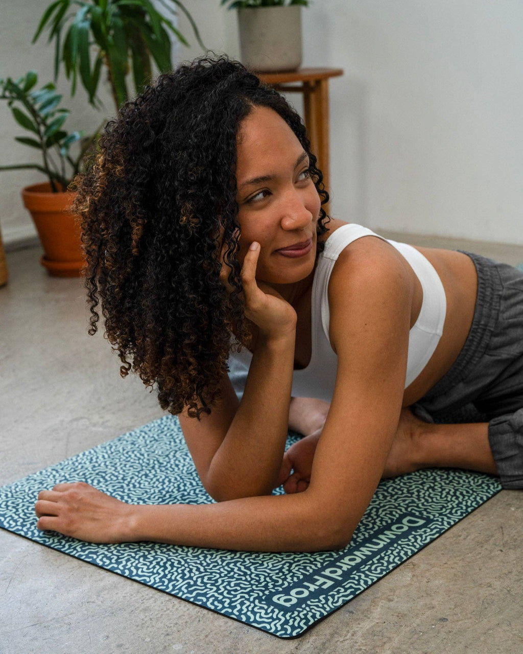 Whirly Patterned Yoga Mat - 4mm