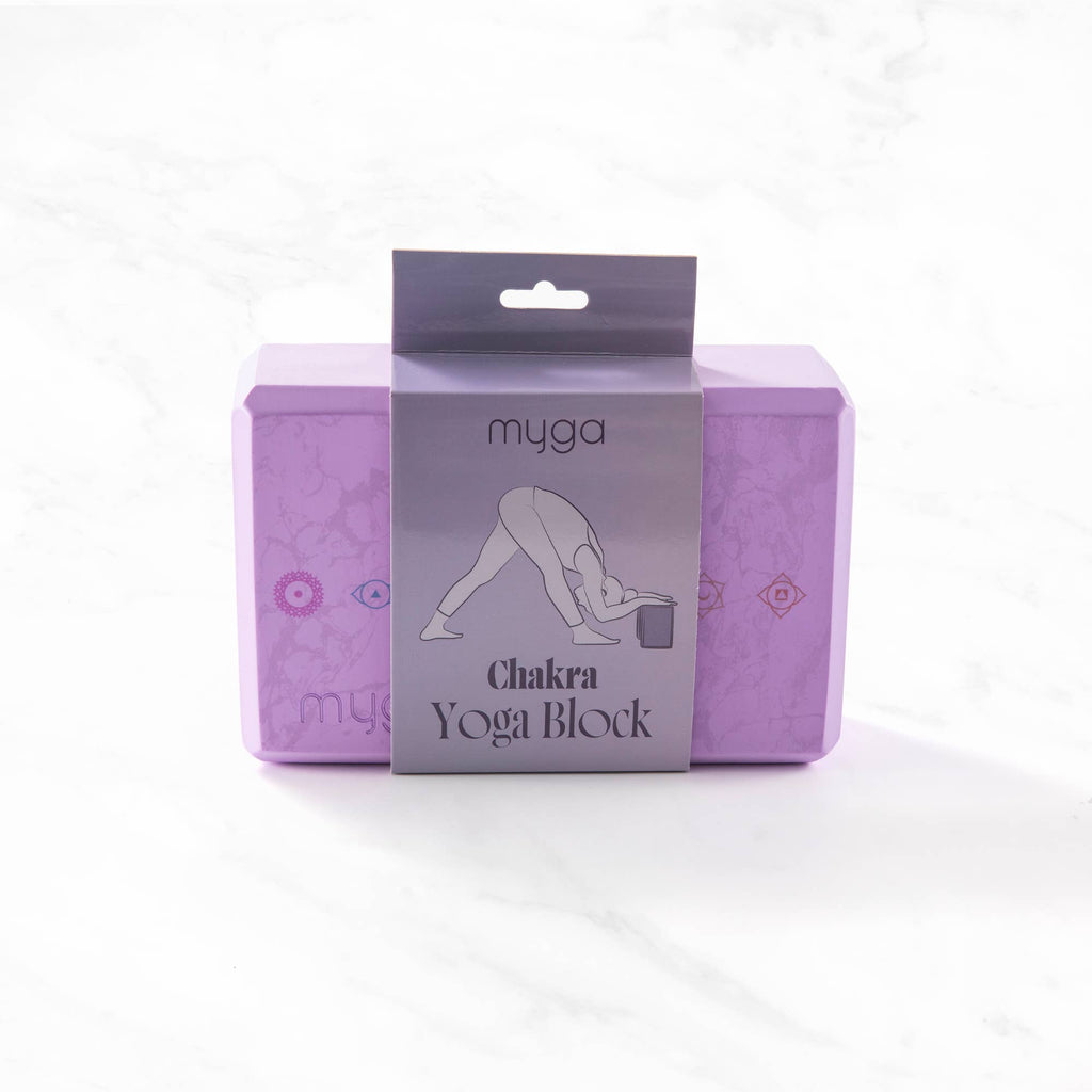 Myga Printed Yoga Block - Chakra
