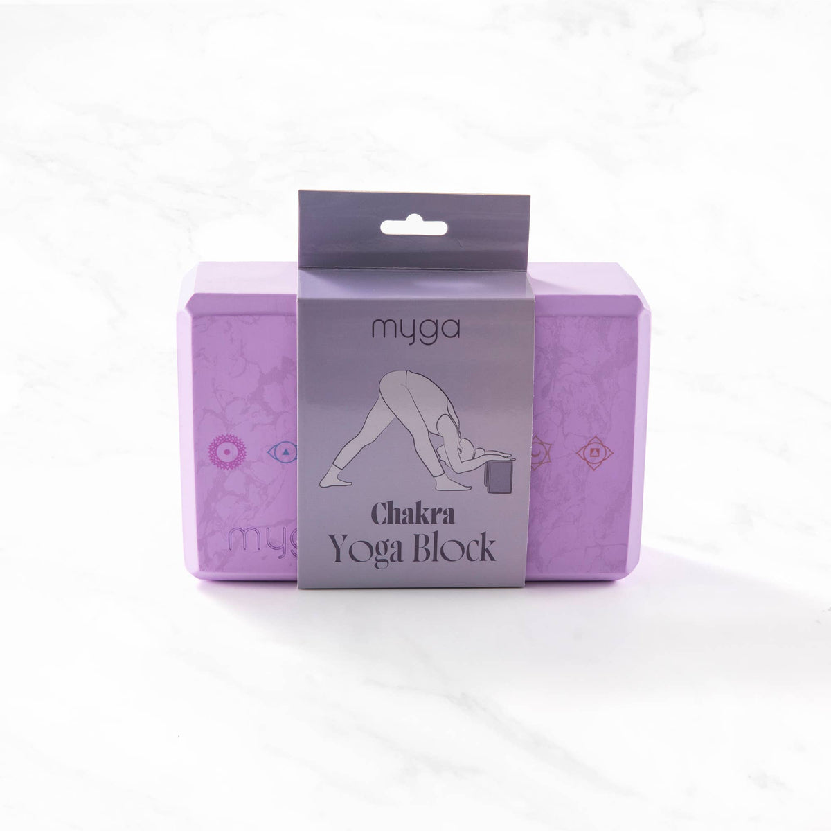 Myga Printed Yoga Block - Chakra