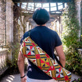 Handmade African Print Yoga Bag - Sunset