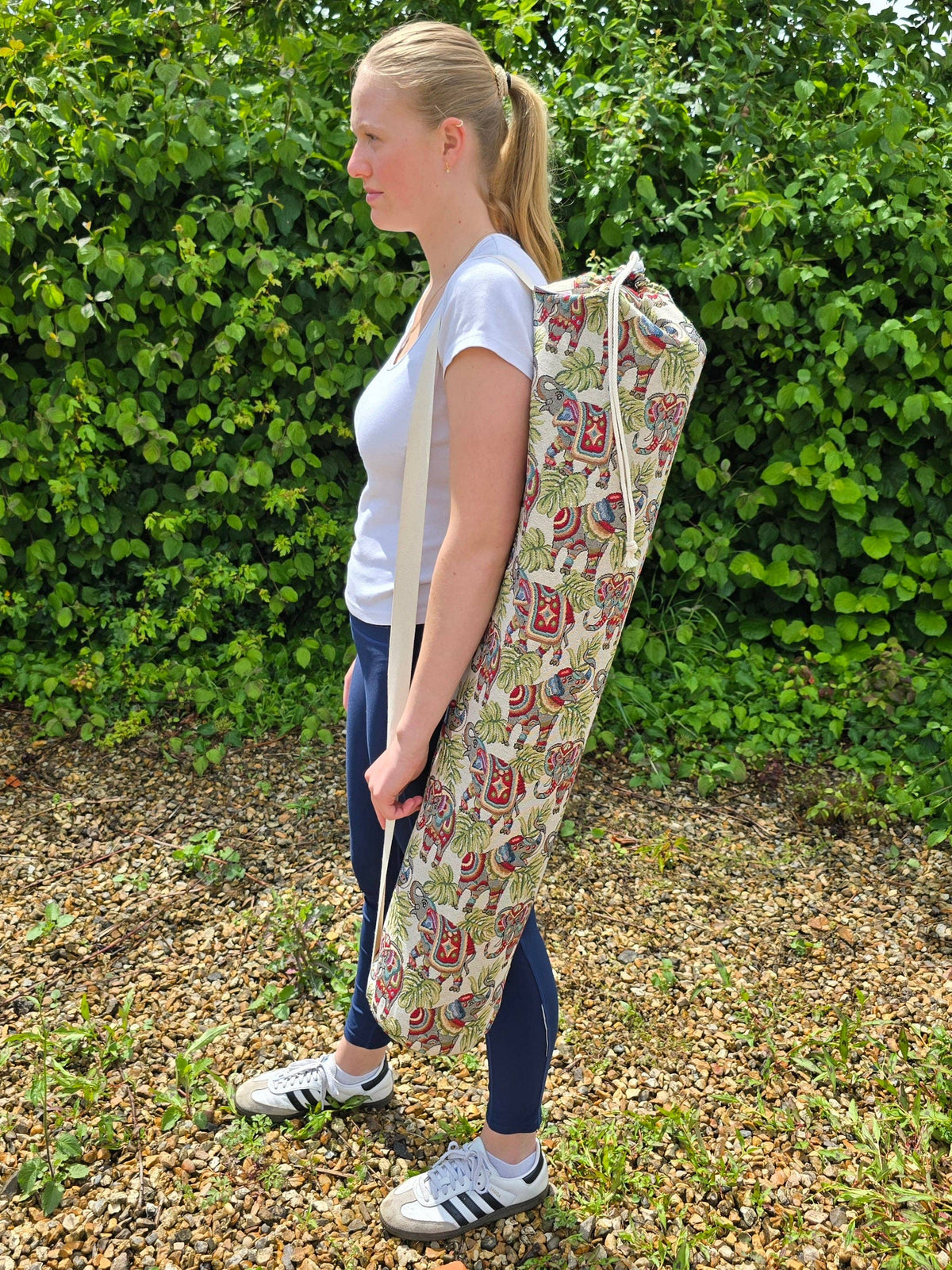 Tapestry Yoga & Pilates Mat Bag - Elephant