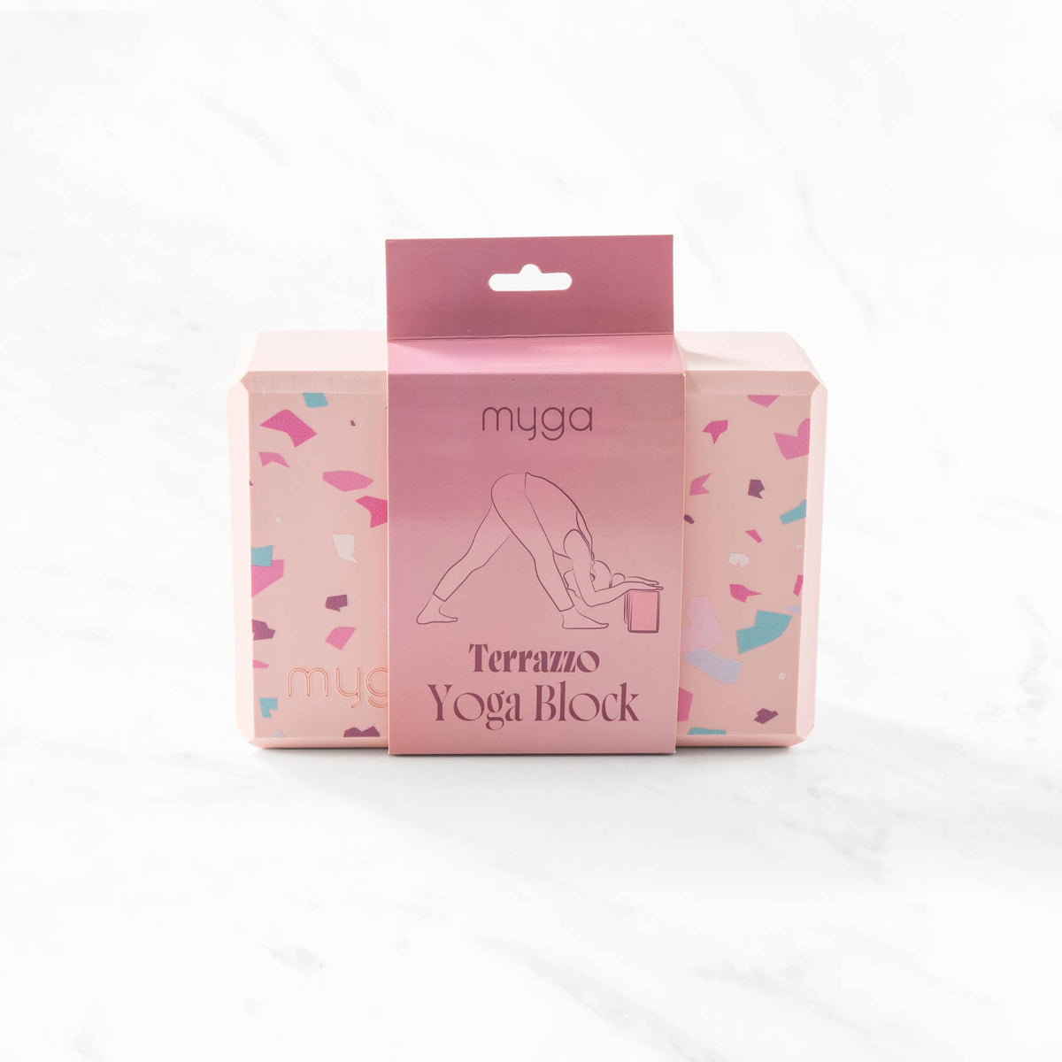 Myga Printed Yoga Block