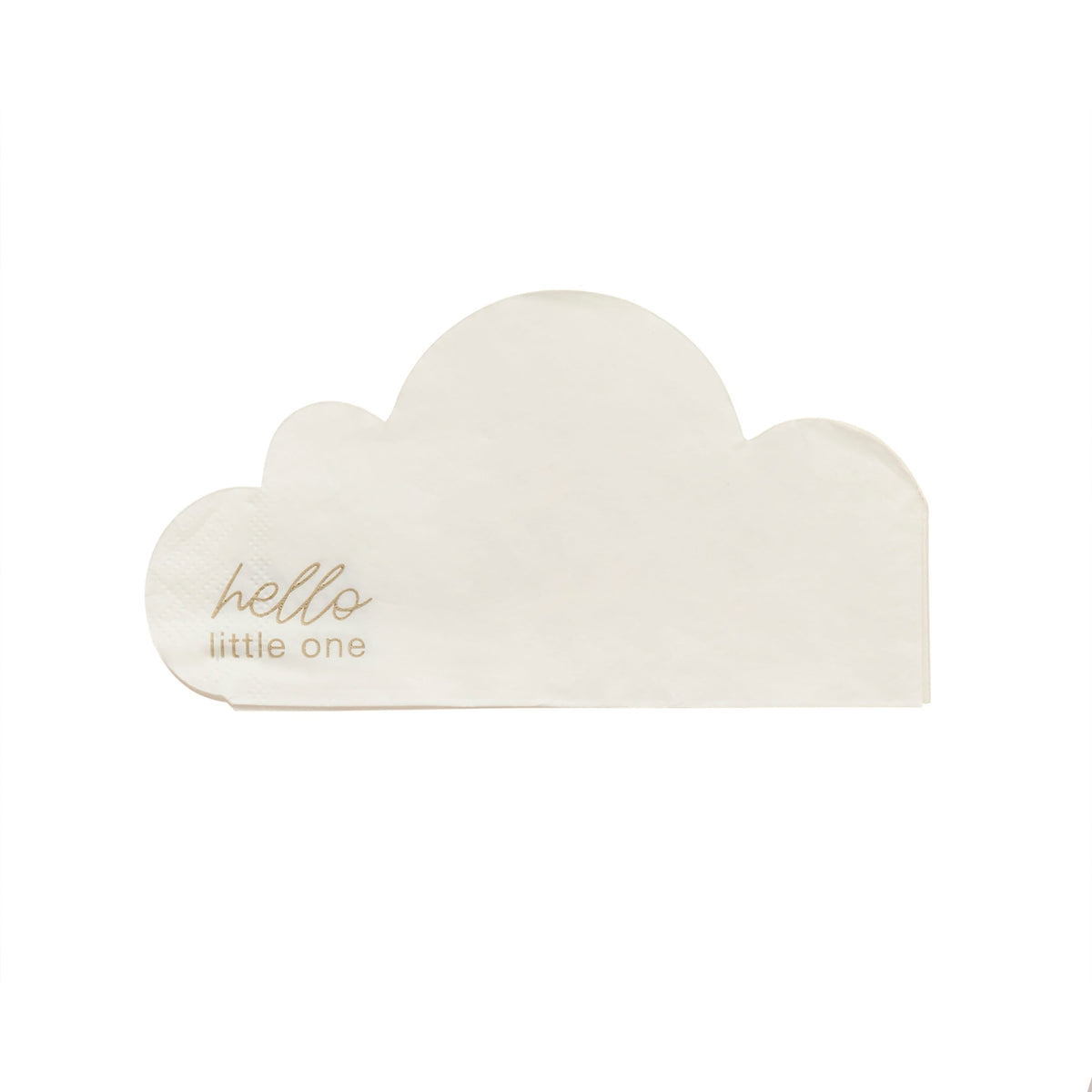 16 Pack Cloud Shaped Paper Napkins | Baby Shower Supplies UK Tableware 16 Pack Cloud Shaped Paper Napkins