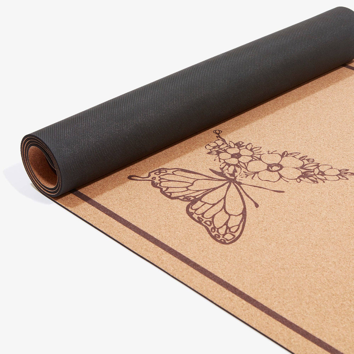 The Purr-Fect Cat Cork Yoga Mat