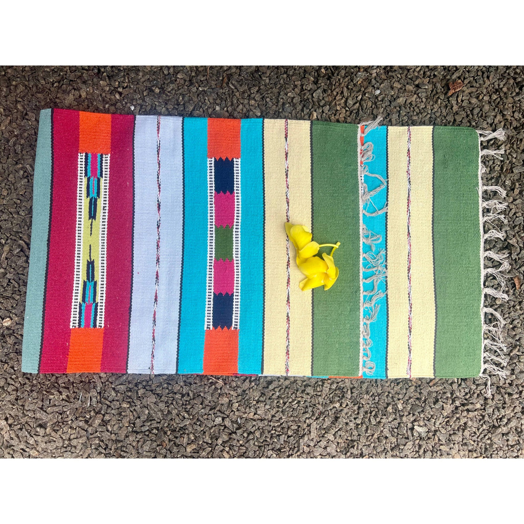 Handwoven Natural Cotton Yoga Mat
