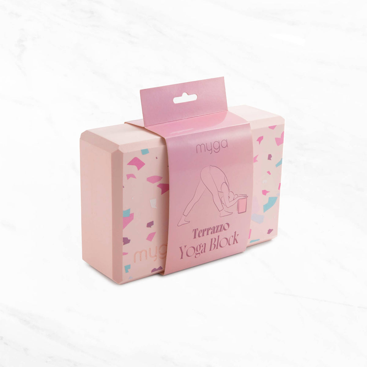Myga Printed Yoga Block