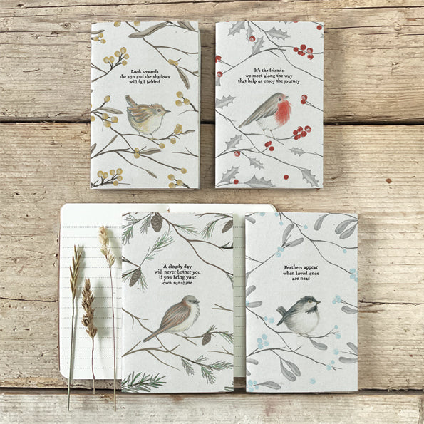 East of India Small Robin Notebook - Friends we meet