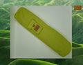 Cotton Linen Yoga Mat Bag - Lime Green