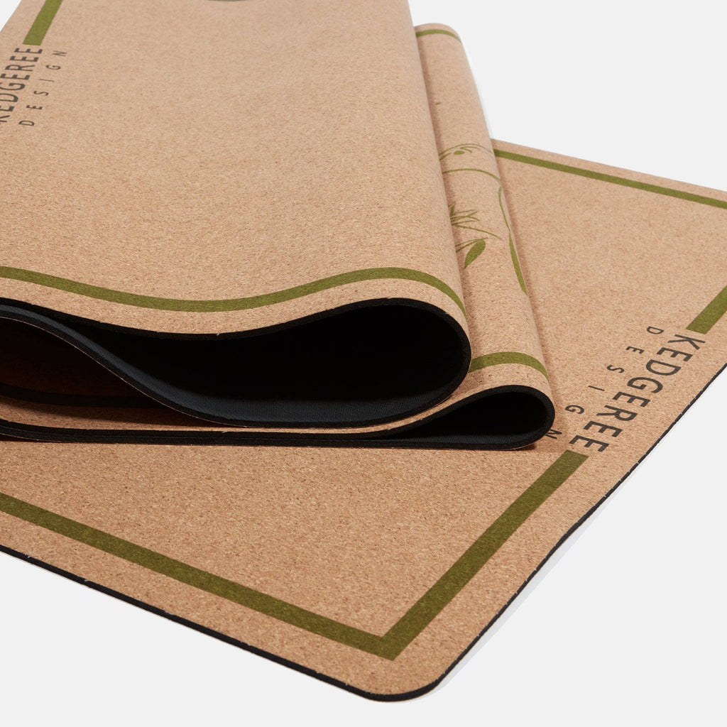The Hummingbird Cork Yoga Mat