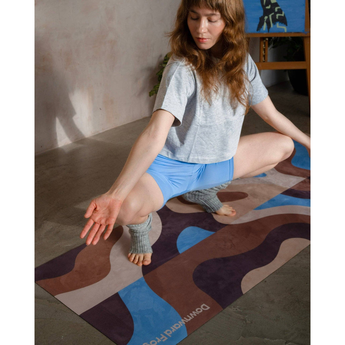 Rocky Patterned Yoga Mat - 4mm
