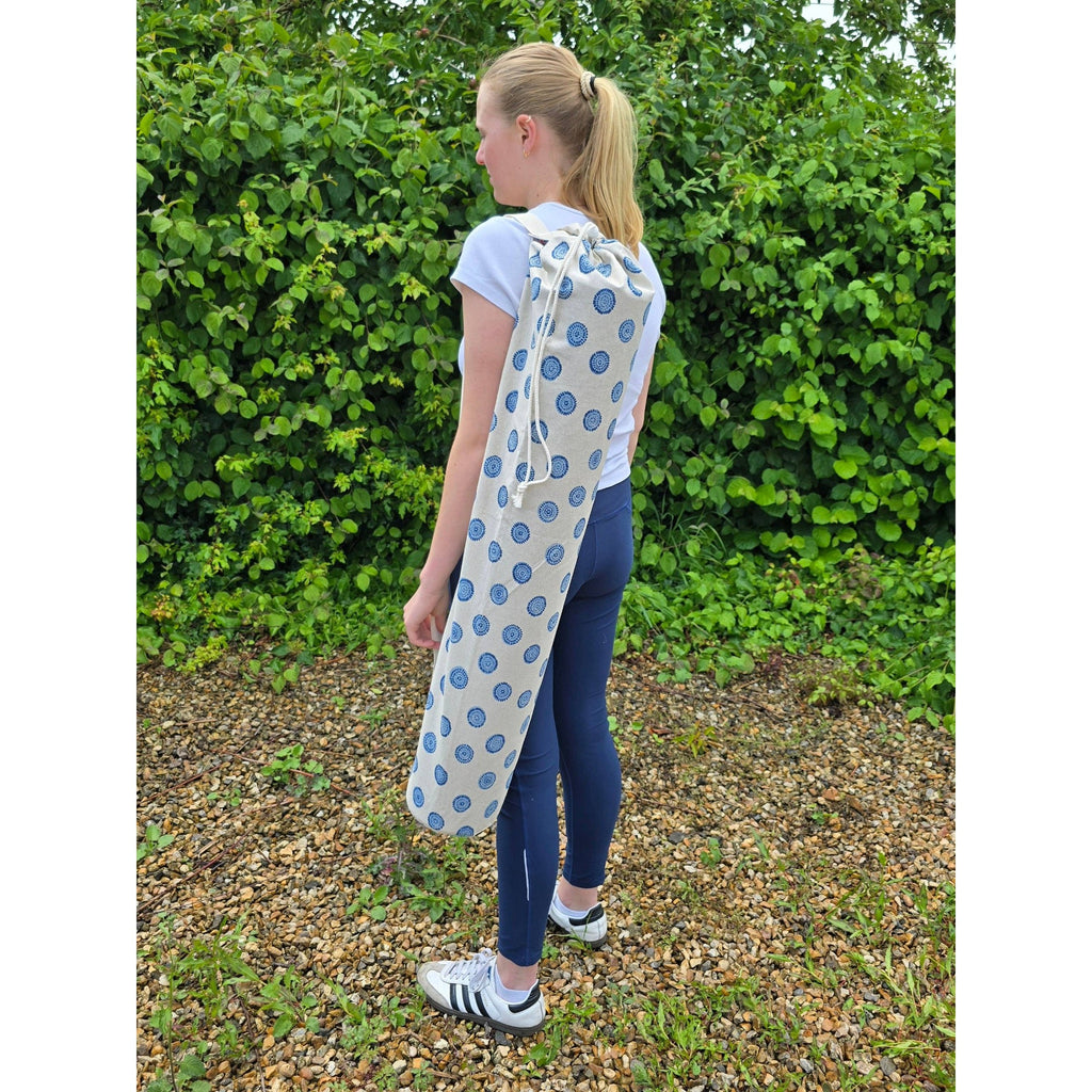 Yoga & Pilates Mat Bag - Penny Cornflower