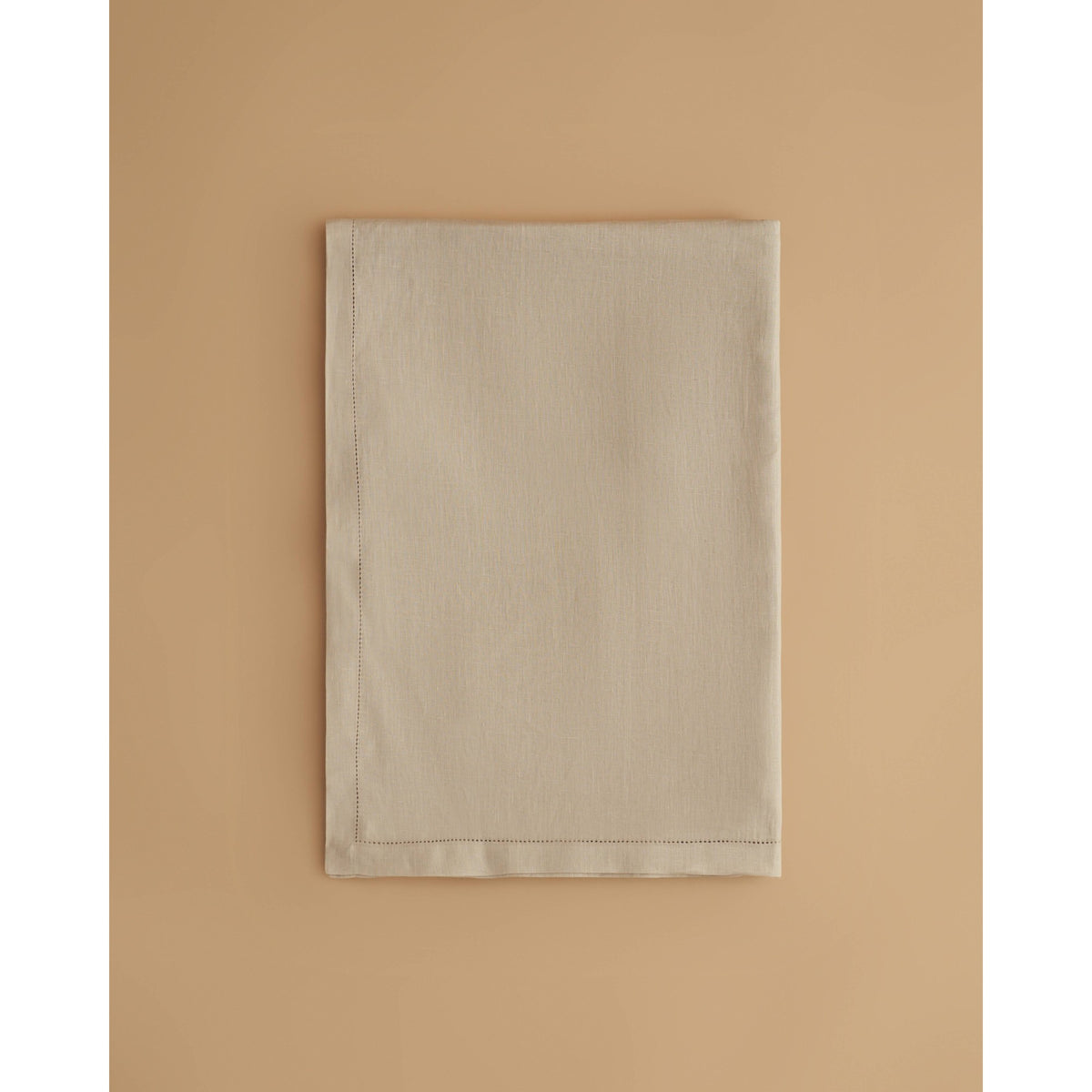 Linen Tablecloth with Hemstitch Border